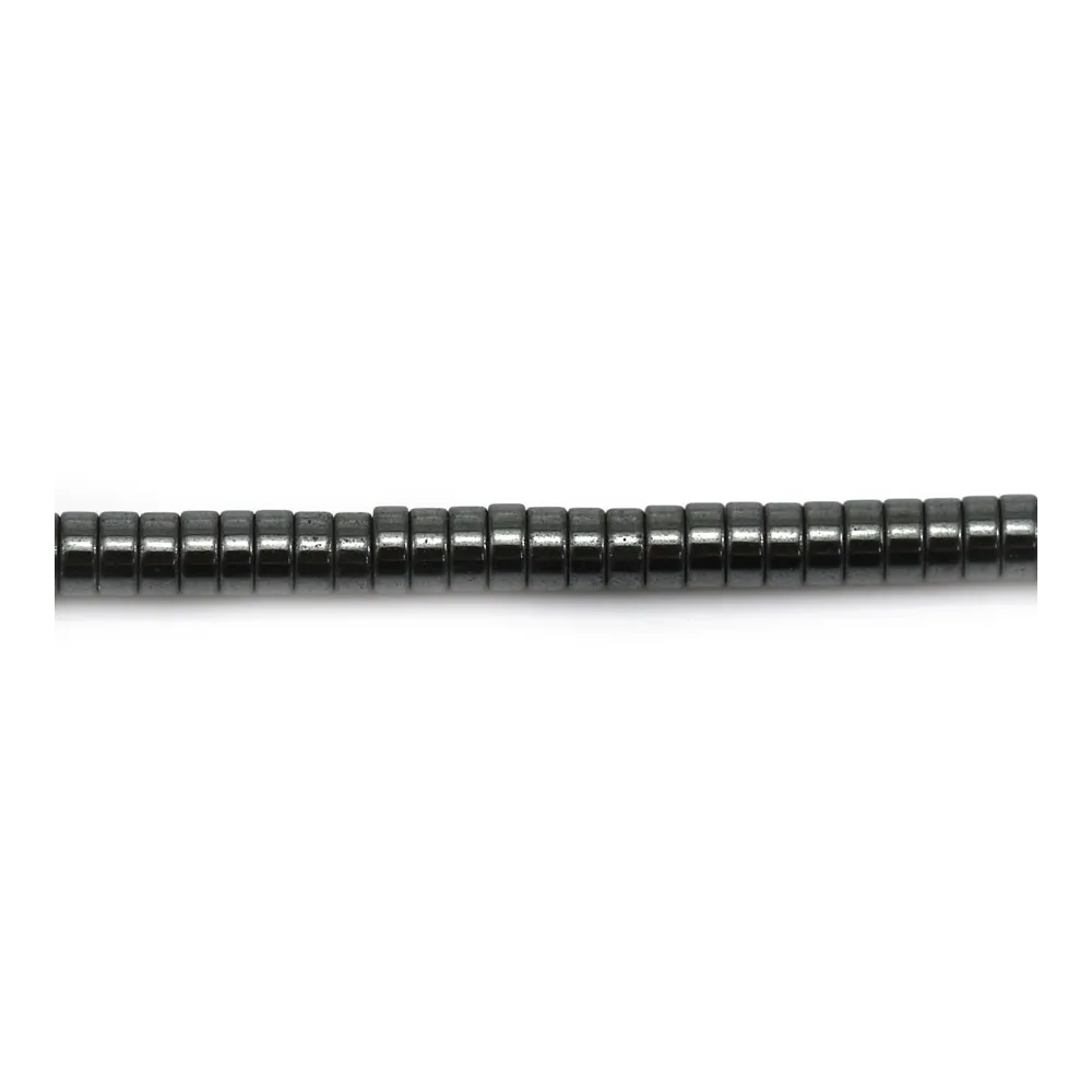 Hematite rondelle 2x1mm x 40cm