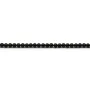 Agate noir matte ronde 2mm x 40cm