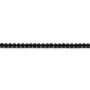 Black agate matte round 2mm x 40 cm
