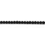 Black agate matte round 3mm x 40 cm
