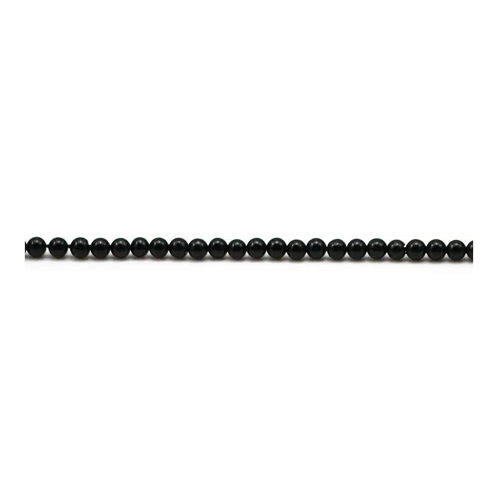 Onyx noir, ronde, 2mm x 39cm