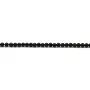 Onyx black, round, 2mm x 39cm