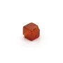 Agate teinté, de couleur rouge, en forme de cube 8mm x 6pcs