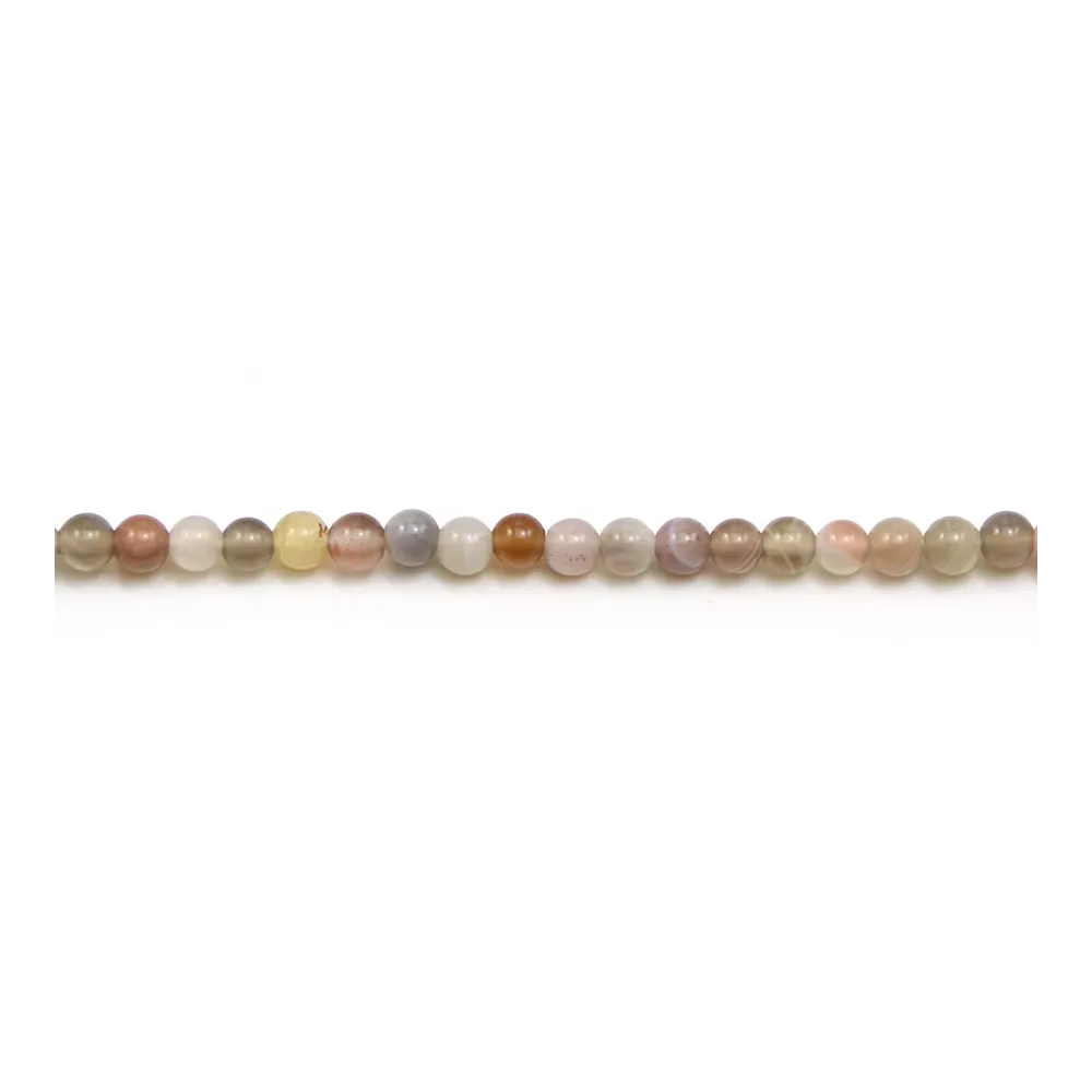 Agate botswana ronde 3mm x 40cm