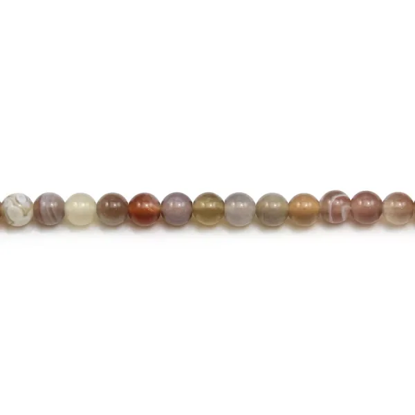 Agate botswana ronde 4mm x 40cm