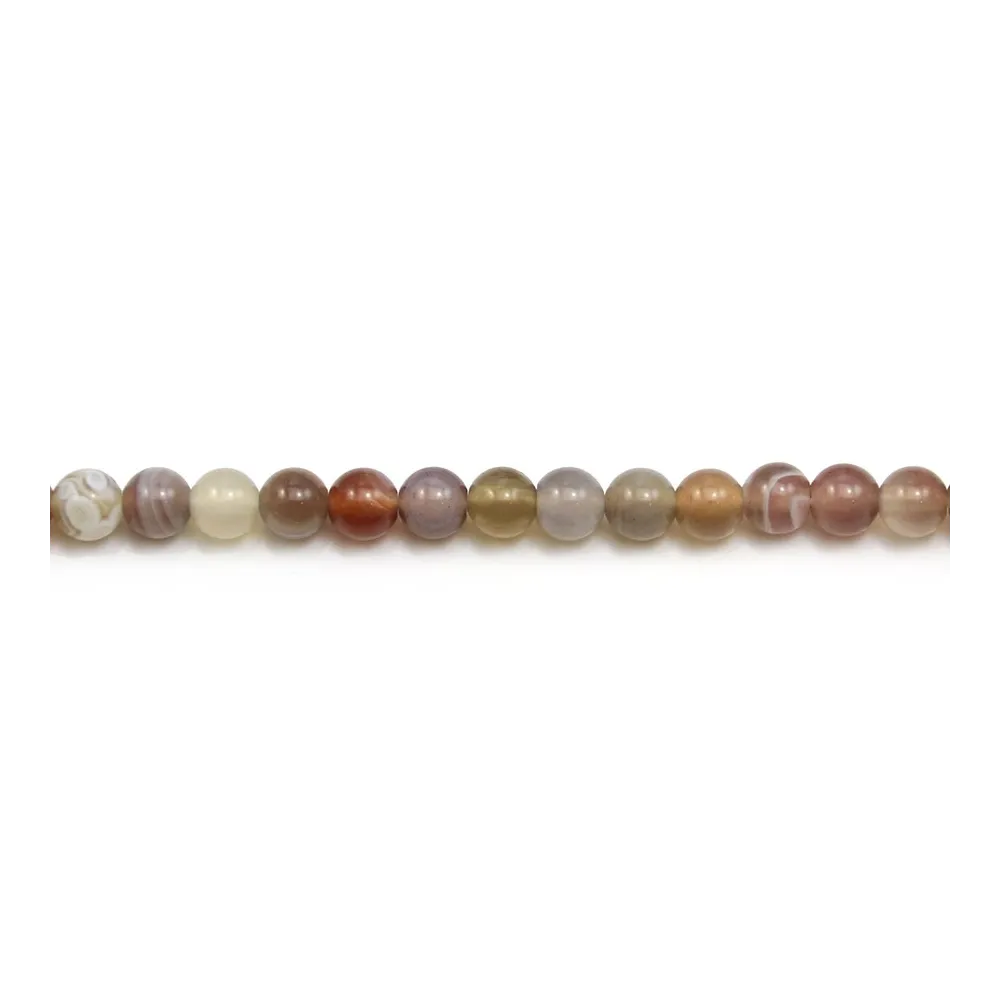 Agate botswana round 4mm x 40cm