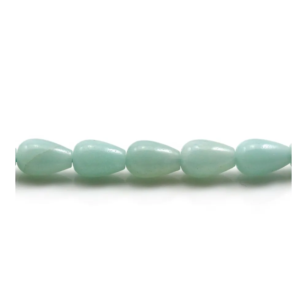 Amazonite Goutte Ronde  8x12mm x 40cm