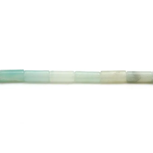 Amazonite tube 3.5x8mm x 40cm