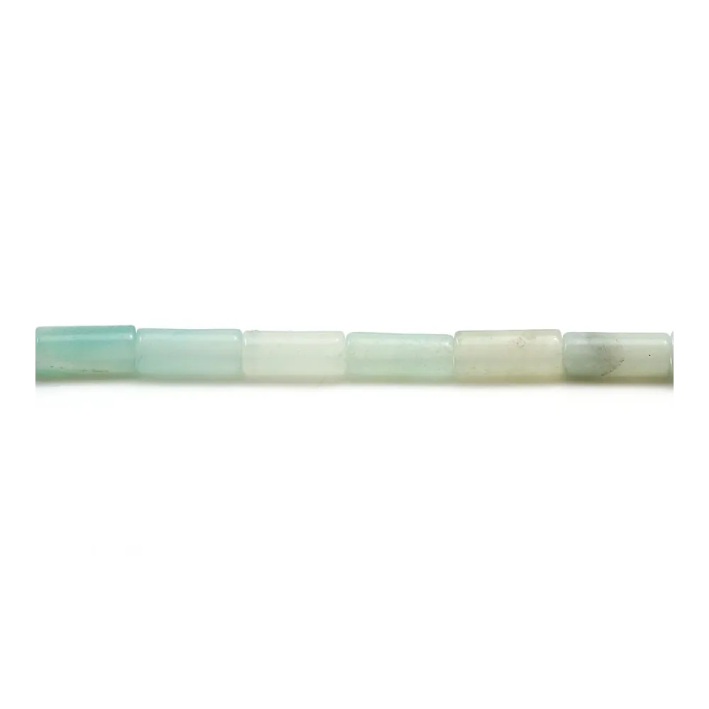Amazonite tube 3.5x8mm x 40cm
