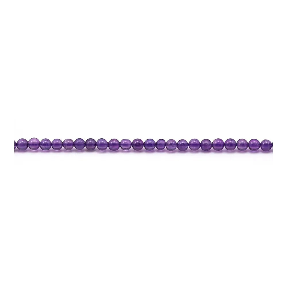 Améthyste ronde 2mm x 40cm