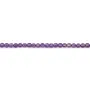 Amethyste violette, de forme ronde plate facetté, 2.5mm x 39cm