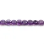 Amethyst faceted flat round 8mm x 2pcs