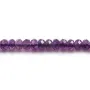 Améthyste Rondelle Facette 4x6mm x 10 pcs