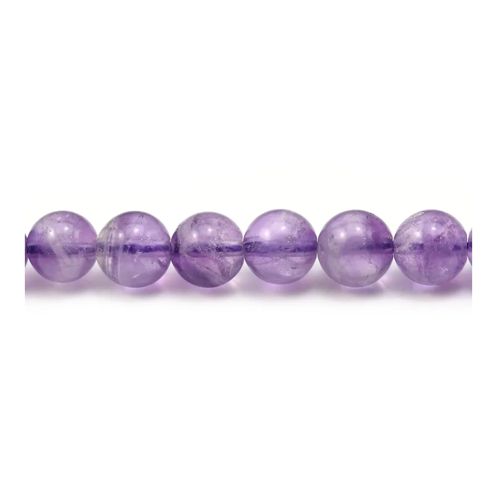 Améthyste claire ronde 8mm x 6pcs