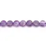 Améthyste violet claire ronde plate 8mm x 40cm