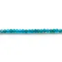 Apatite rondelle facette 15x2.0mm  x40cm