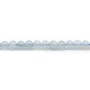 Aigue-Marine Rond 4mm A x 40cm