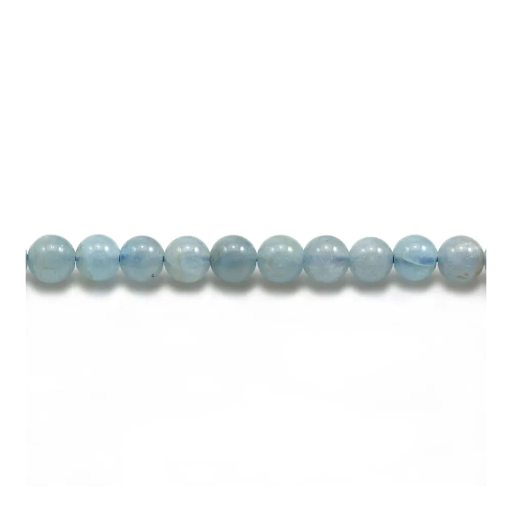 Aquamarine Round 6mm x40cm
