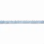 Aigue marine rondelle facette 2.3x3.3mm x 10pcs