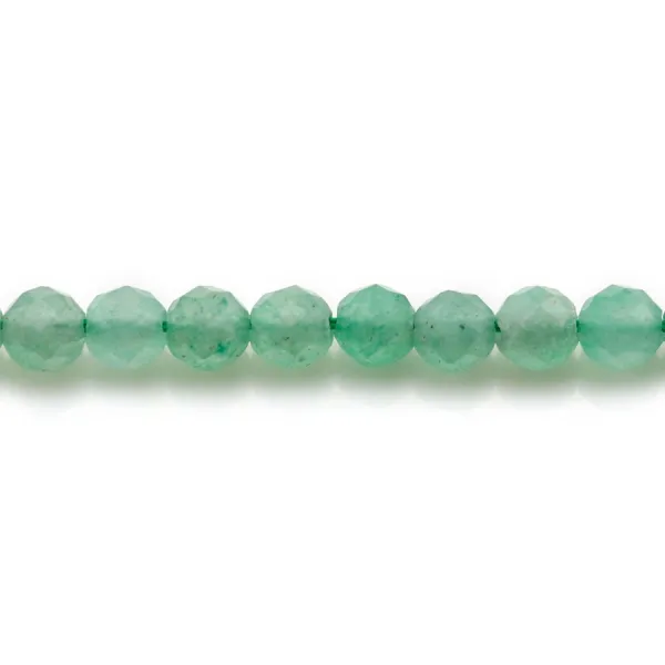 Aventurine Ronde Facette 4mm x 20 pcs