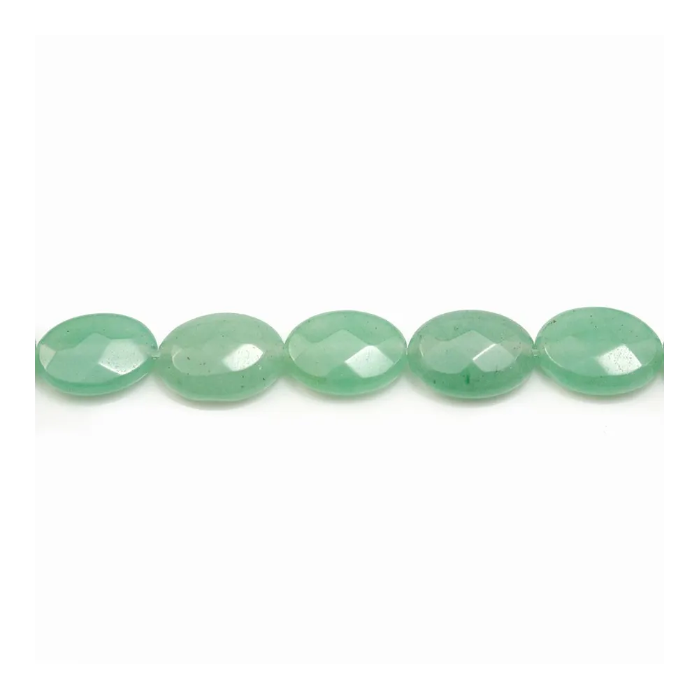 Aventurine rond plat 10mm x 40cm