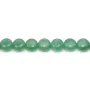 Aventurine ronde plate 8mm x 40cm