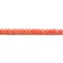 Bamboo mer teinte orange Rondelle