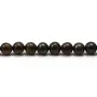 Bronzite de forme ronde, mesurant 6mm x 10pcs