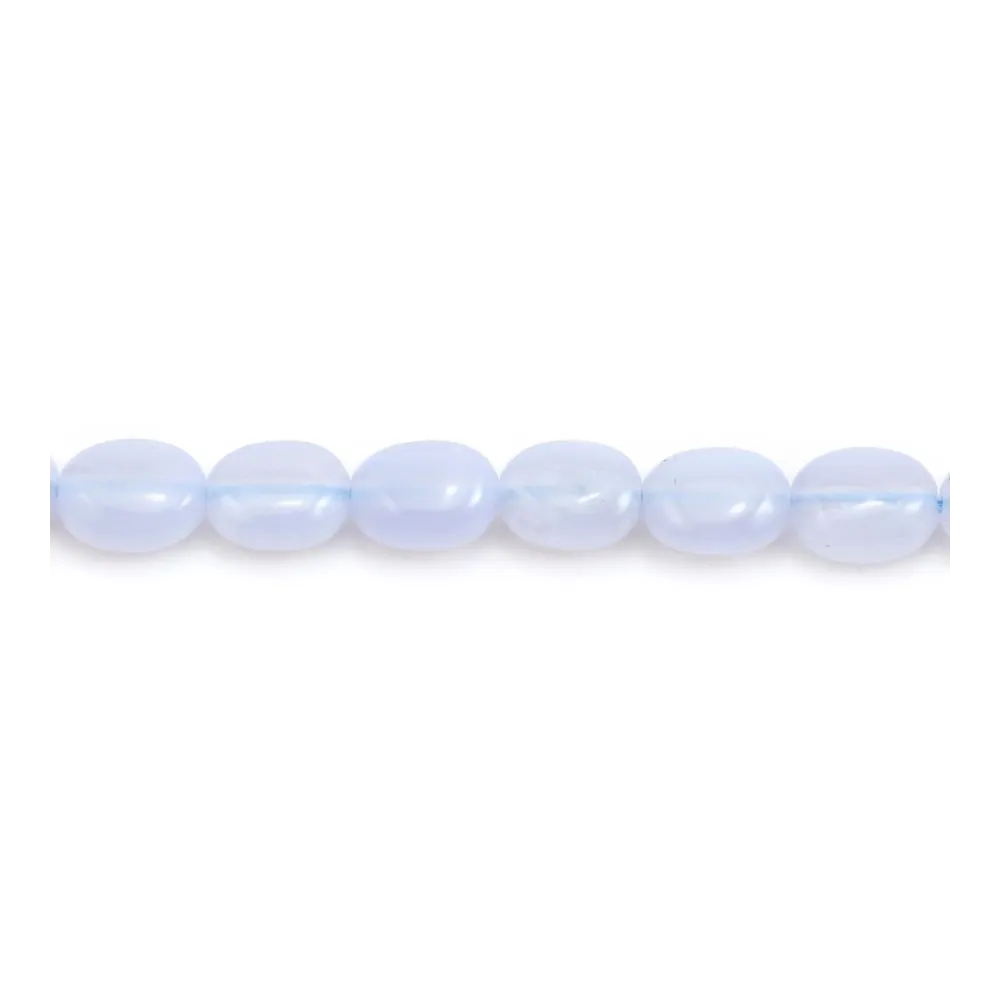 Calcédoine Ovale 6 *8mm x 5pcs
