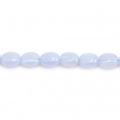 Chalcedony  Oval 6x8mm x 5 pcs