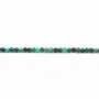 Chrysocolle, de forme ronde facetté, de taille 2mm x 40cm
