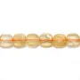 Citrine, en forme de carré facetté 8mm x 39cm