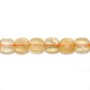 Citrine, en forme de carré facetté 8mm x 39cm