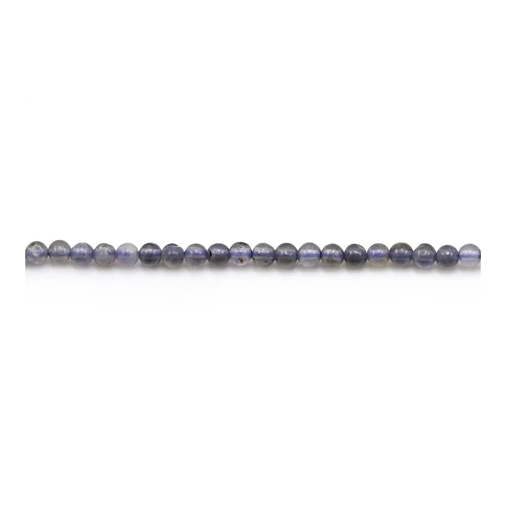 Cordiérite (Iolite) ronde 2mm x 40cm