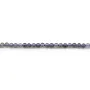 Cordiérite (Iolite) ronde 2mm x 40cm