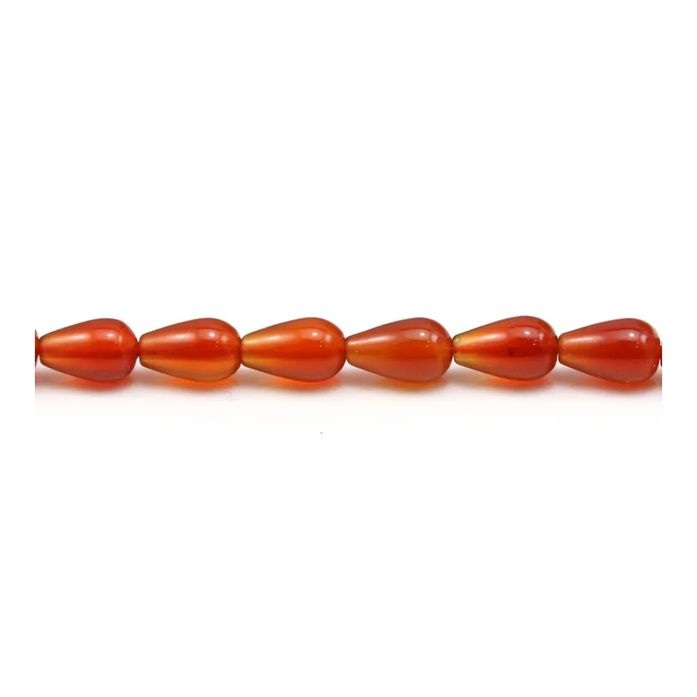 Cornaline drips measuring 5x8mm x 4 pcs