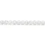 Cristal de roche rond facetté 4mm x 20pcs
