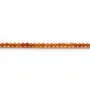 Grenat rondelle facette 1mm x 40cm