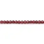 Grenat rond plat facette 2mm x 40cm