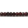Garnet rondelle faceted 3x5mm x 40cm