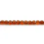 Hessonite faceted rondelle 4.5x5mm x 36cm