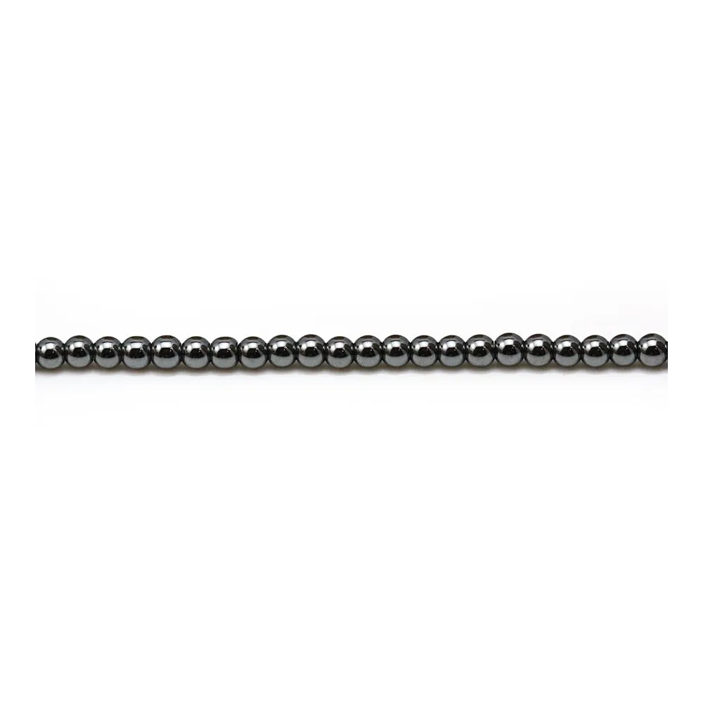 Hematite ronde sur fil 2mm x 40cm