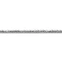 Hematite silver faceted round 2mm x 40 cm