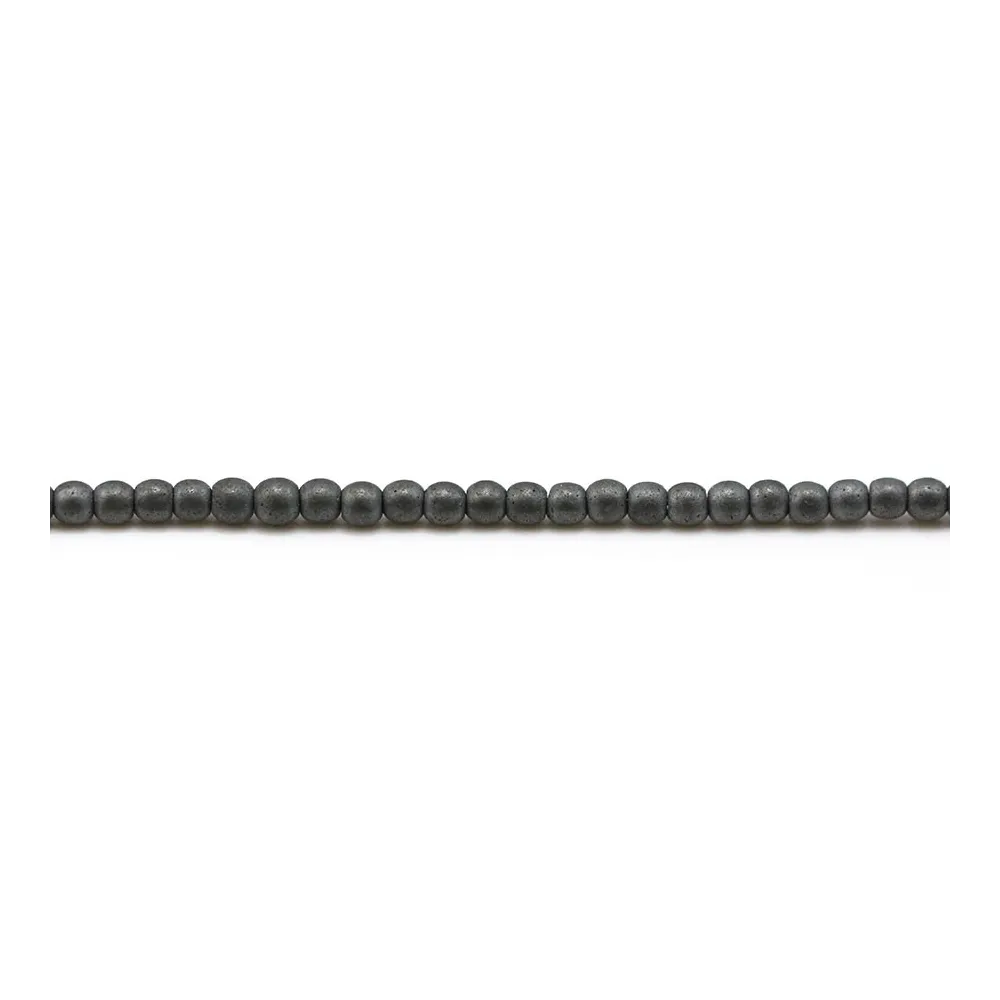 Hématite mate ronde 2mm x 40cm