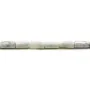 Howlite blanche tube 3.5x8mm x 40cm