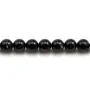 Hypersthene, en forme de rond 8mm x 39cm