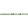 Jade nature rond facette 2mm x 40cm