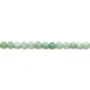 Jade nature de forme ronde facette 3mm x 20pcs