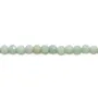 Jade nature rond facette 4mm x 40cm