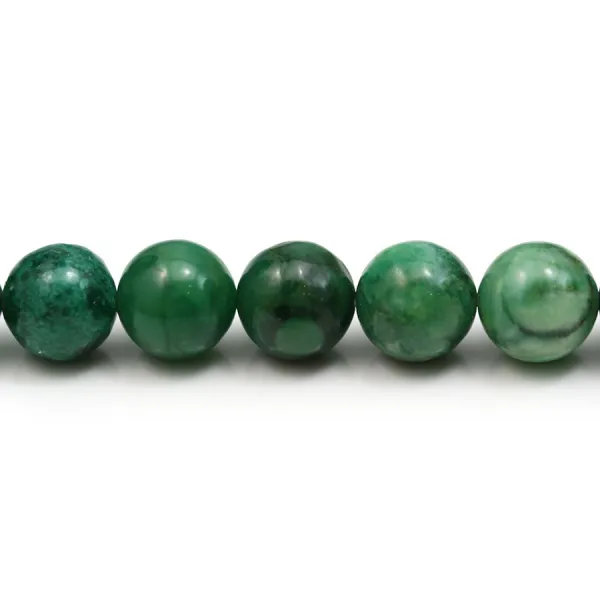 Jade verdite round 10mm x 4pcs
